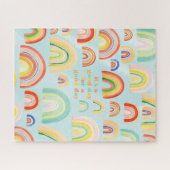 良い日の虹の良い日だ ジグソーパズル (横)