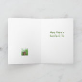 良い日の野生動物 カード (内部)