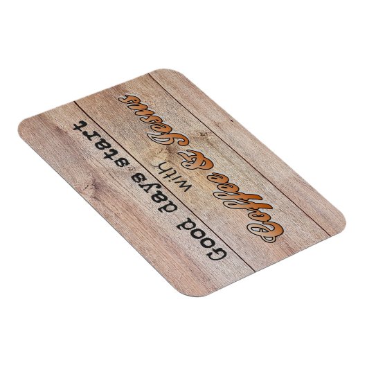 良い日はコーヒーとイエスから始まる マグネット (右側)