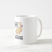 良い日はコーヒーとキリンの贈り物から始まるおもしろい コーヒーマグカップ (正面右)