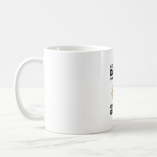 良い日はコーヒーとキリンの贈り物から始まるおもしろい コーヒーマグカップ (左)