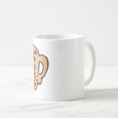 良い日はコーヒーと犬の漫画のマグカップで始まる コーヒーマグカップ (正面右)