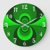 良い日より良い夜のビジョンを持っている ラージ壁時計 (正面)