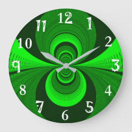 良い日より良い夜のビジョンを持っている ラージ壁時計