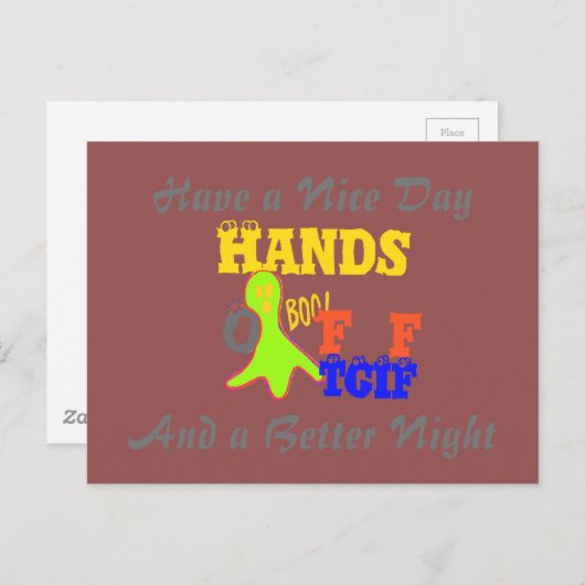 良い日を持ってTGIF神感謝していその金曜ハクナ ポストカード (正面/裏面)