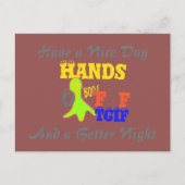 良い日を持ってTGIF神感謝していその金曜ハクナ ポストカード (正面)