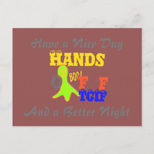 良い日を持ってTGIF神感謝していその金曜ハクナ ポストカード (正面)