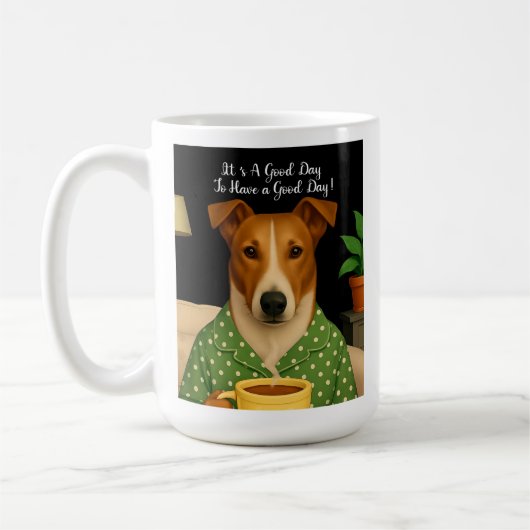 良い日を過ごすのはいい日だ コーヒーマグカップ (左)