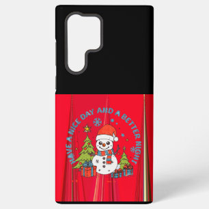 良い日を過ごす:メリー最高のス・クリスマスの願い SAMSUNG GALAXY S22 ULTRAケース