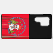 良い日を過ごす：メリー最高のス・クリスマスの願い SAMSUNG GALAXYケース (裏面横)