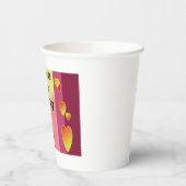 良い日を過ごす。 紙コップ (左)