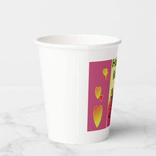 良い日を過ごす。 紙コップ (右)