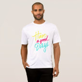 良い日を過ごす Tシャツ (正面フル)
