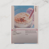 良い日取りカードを持っている エンクロージャーカード (裏面)