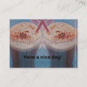 良い日取りカードを持っている エンクロージャーカード (正面)