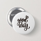 良い日 缶バッジ (正面&裏面)