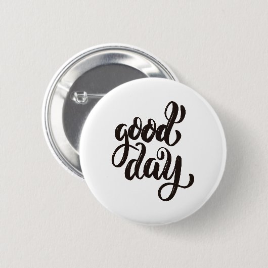 良い日 缶バッジ (正面&裏面)