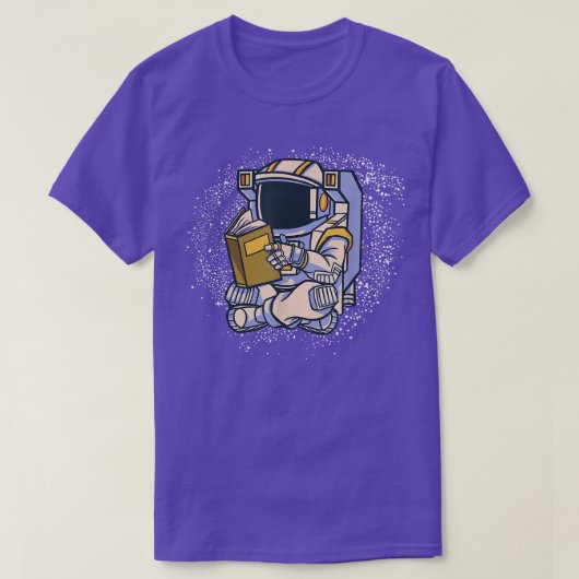 良い星と計画を持つ宇宙読の宇宙飛行士 Tシャツ (デザイン正面)