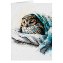 良い昼寝グリーティングカード