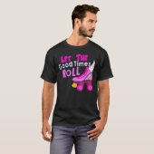 良い時のローラー転がを滑らせよう Tシャツ (正面フル)