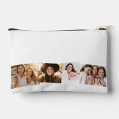 良い時の思い出素晴らしおもしろい写真コラージュ アクセサリーポーチ (裏面)