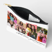 良い時の思い出素晴らしおもしろい写真コラージュ アクセサリーポーチ (見開き)