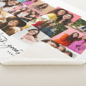 良い時の思い出素晴らしおもしろい12写真コラージュ シェルパブランケット (3/4)