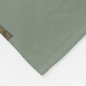 良い時の思い出素晴らし緑12写真コラージュ フリースブランケット (角)