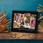 良い時の思い出素晴らし黒12フォトコラージュ フォトプラーク (側面)