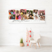 良い時の思い出素晴らし12写真おもしろいコラージュ 横断幕 (インサイチュ)