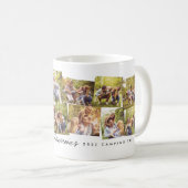 良い時の思い出素晴らし12写真家族コラージュ コーヒーマグカップ (正面右)