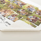 良い時の思い出素晴らし12写真家族コラージュ シェルパブランケット (3/4)