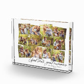 良い時の思い出素晴らし12写真家族コラージュ フォトブロック (右)