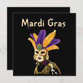 「良い時を過転がごす：マルディグラお祝い」 (正面/裏面)