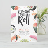 良い時を過転がごす | Sushi Reharsal Dinner 招待状 (スタンド正面)