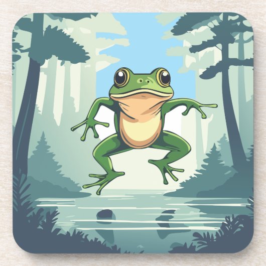 良い時を飛び回る沼のコースター コースター (正面)