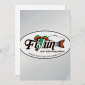 良い時代にリール：フィッシュインとビール！ 招待状 (正面/裏面)