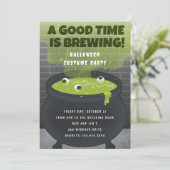 良い時間は醸造だ!ハロウィーンの衣装パーティー 招待状 (スタンド正面)