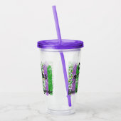 良い時間をマルディ転がグラスパープルチーズ アクリルタンブラー (左)
