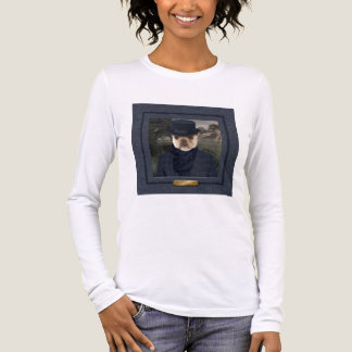 良い服を着たブルドッグフード付きスウェットシャツと銘板フード付きスウェットシャツ トライブレンドＴシャツ