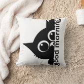 良い朝とおやすみの枕 クッション (ブランケット)