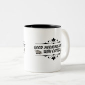 良い朝はコーヒーから始まる ツートーンマグカップ (正面右)