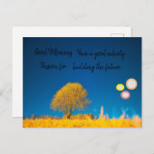 良い朝 シーズンポストカード (正面/裏面)