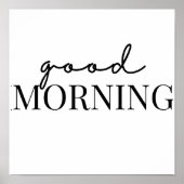 良い朝 ポスター (正面)