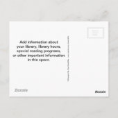 良い本で丸まる ポストカード (裏面)