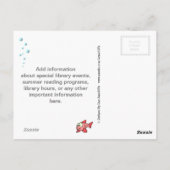 良い本に飛び込む ポストカード (裏面)