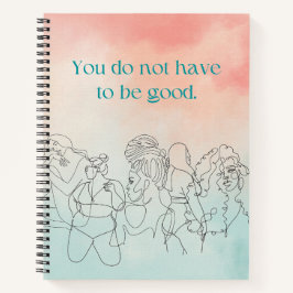 良い桃とブルーパステルジャーナルである必要はない ノートブック
