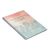 良い桃&パステルブルーノートブーである必要はない ノートブック (右側)