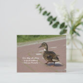 良い歩く ポストカード (スタンド正面)