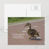 良い歩く ポストカード (正面/裏面)